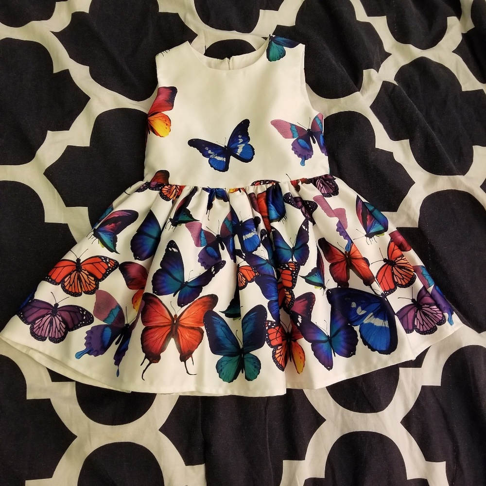 Beautiful butterfly dress for toddler girl
